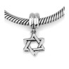 Classic Dangling Silver Star of David Charm | Judaica Charms