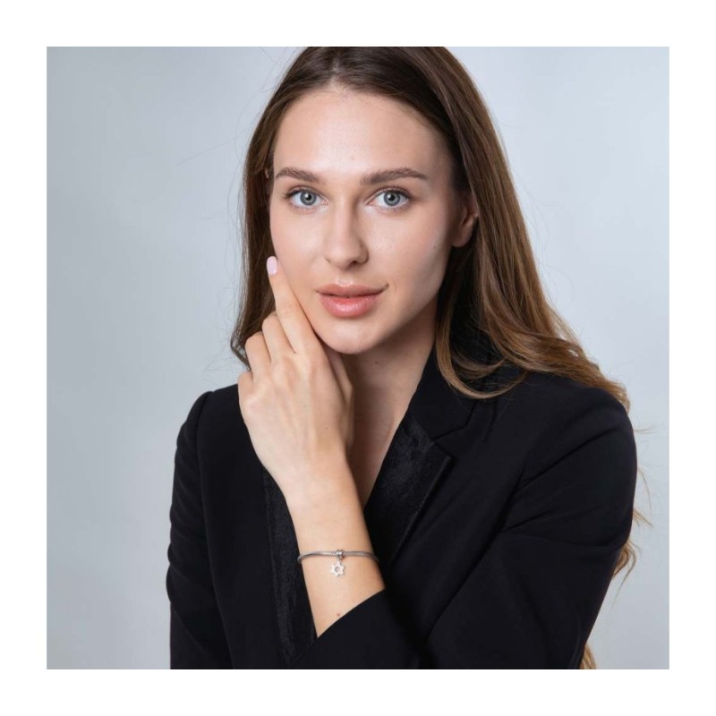 Classic Dangling Silver Star of David Charm | Judaica Charms