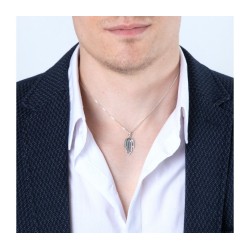 Sterling Silver Pendant Necklace Contemporary Styl... | Hamsa Necklace