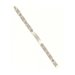 Stainless Steel Mans Bracelet Double Link B... | Mens Jewish Bracelets