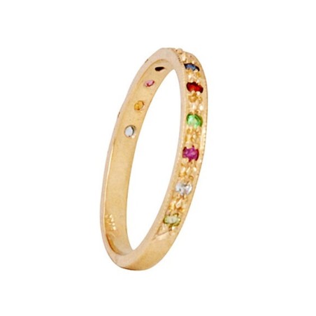 Bague juive en or HaAri 9 carats avec douze inspirations Choshen... | Anneaux juifs