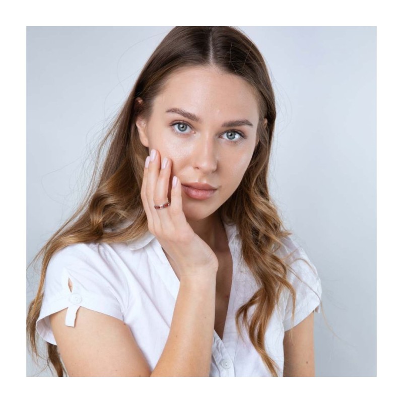 Sterling Silver Ring Shema Yisrael on Red Enamel Ban... | Jewish Rings