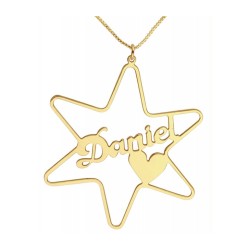 18k Gold Plated Cursive English Name Necklac... | Personalized Jewelry