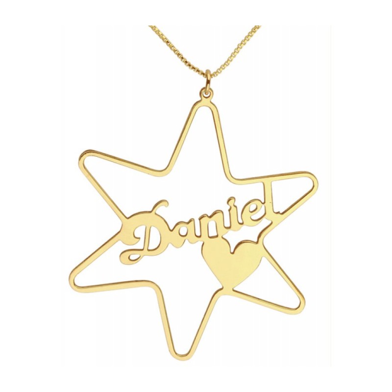 18k Gold Plated Cursive English Name Necklac... | Personalized Jewelry