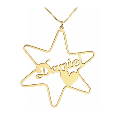 18k Gold Plated Cursive English Name Necklac... | Personalized Jewelry