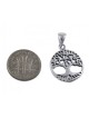 Decorative Tree of Life Sterling Silver Pendant Ne... | Jewish Pendant