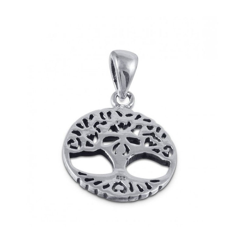 Pendentif décoratif arbre de vie en argent sterling Ne... | Pendentif juif