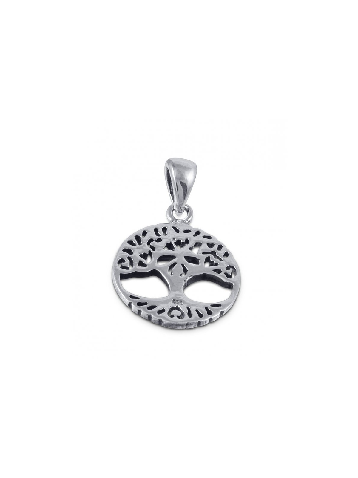 Decorative Tree of Life Sterling Silver Pendant Ne... | Jewish Pendant
