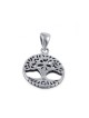 Pendentif décoratif arbre de vie en argent sterling Ne... | Pendentif juif