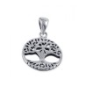 Decorative Tree of Life Sterling Silver Pendant Ne... | Jewish Pendant