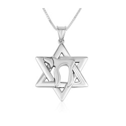 Collier pendentif en argent sterling Chai L... | Colliers et pendentifs Chai