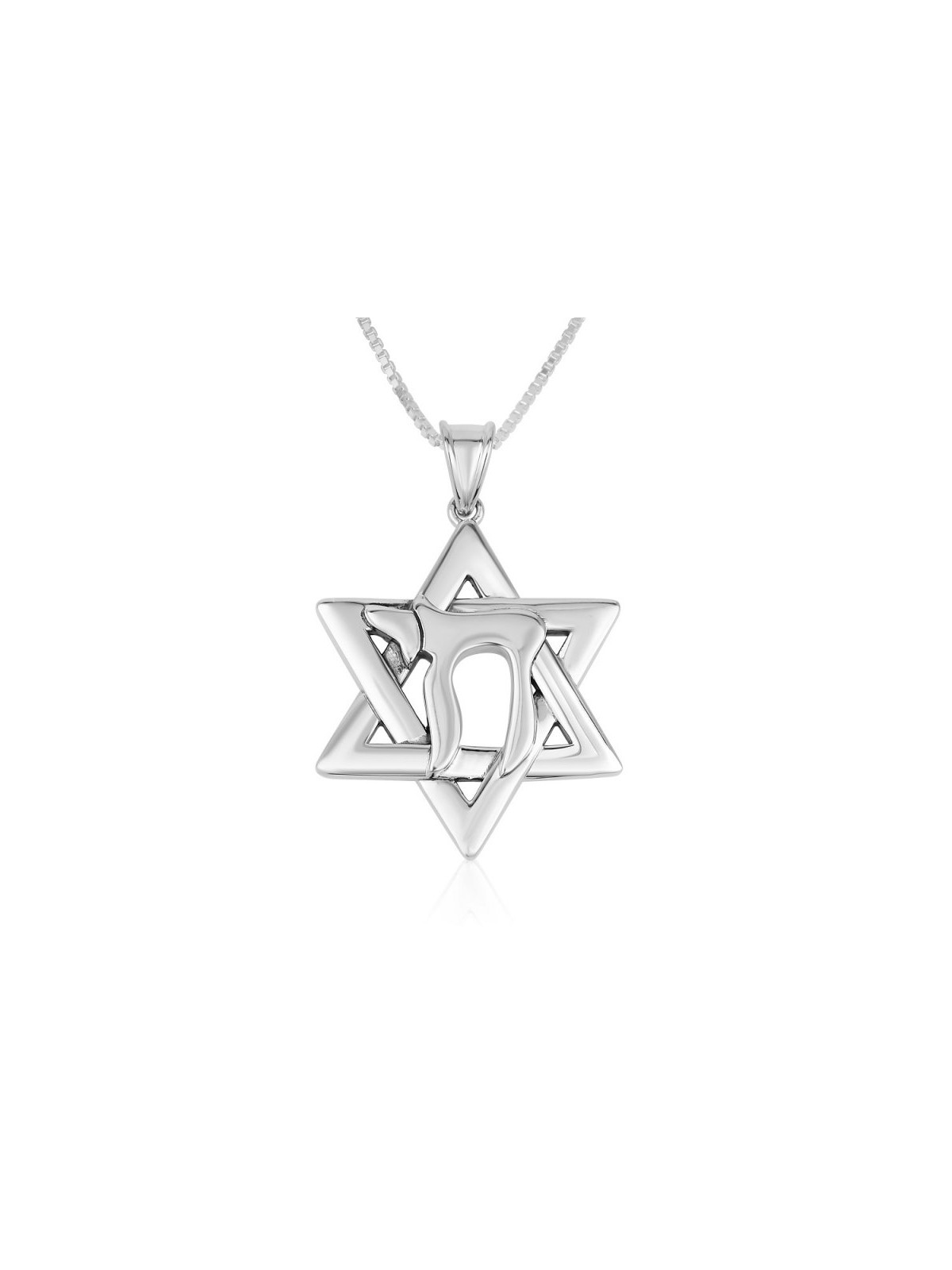 Collier pendentif en argent sterling Chai L... | Colliers et pendentifs Chai
