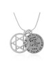 Silver Shema Yisrael Star of David Pendan... | Jewish Gift from Israel