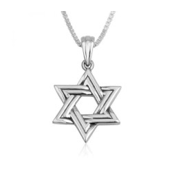 Sterling Silver Pendant Necklace Double S... | Jewish Gift from Israel