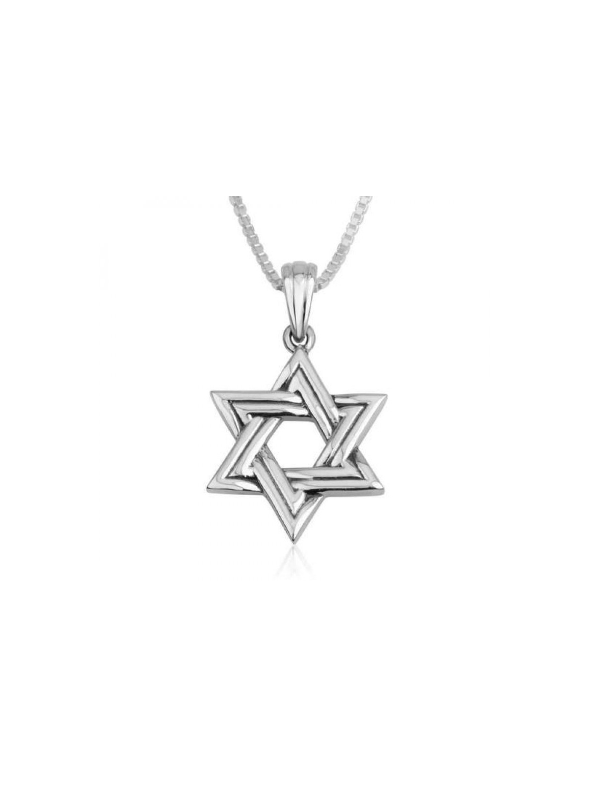 Sterling Silver Pendant Necklace Double S... | Jewish Gift from Israel