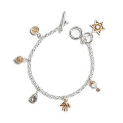 Star of David bracelet gold | Bracelets by Esther Shahaf