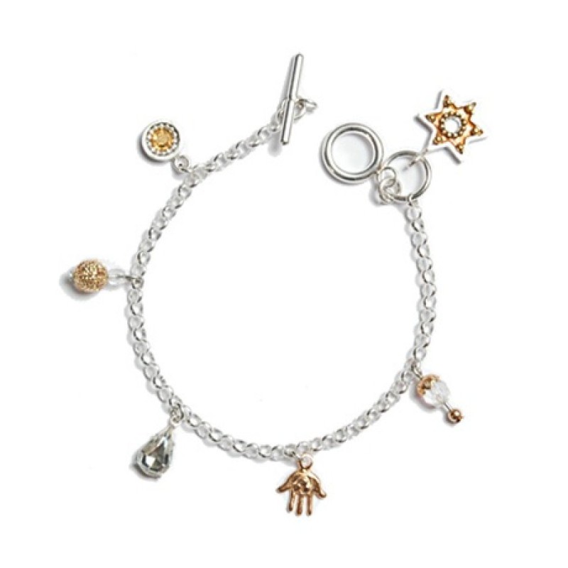 Star of David bracelet gold | Bracelets by Esther Shahaf