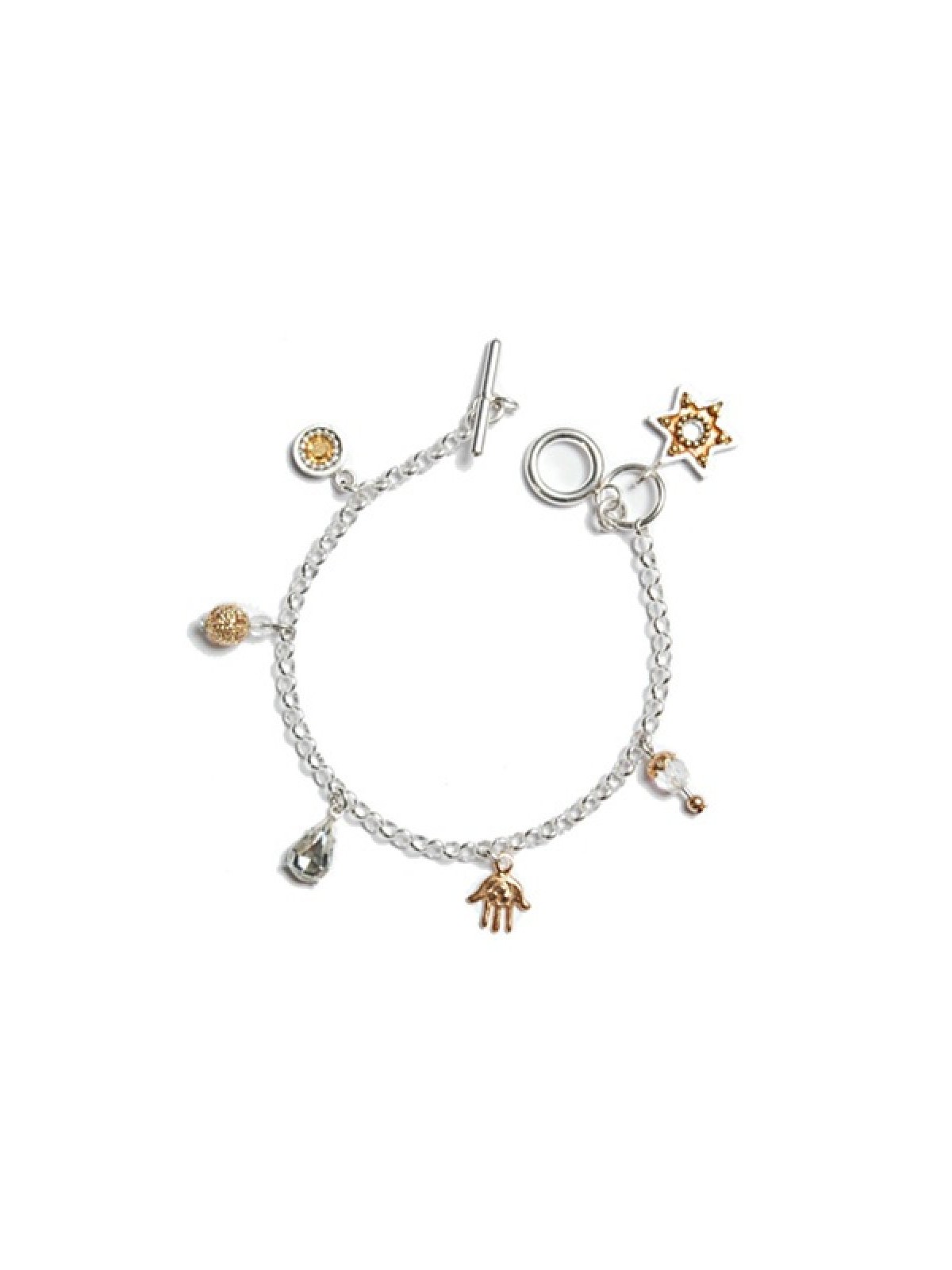 Star of David bracelet gold | Bracelets by Esther Shahaf
