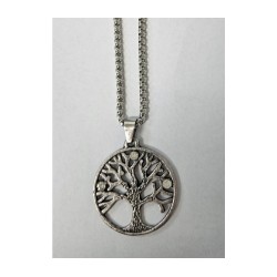 Tree of Life Necklace in Frame with Crystal Stones L... | IDF Dog-Tags