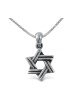 Star of David with Cut Line Design 925 Sterling Silver P... | AJDesign