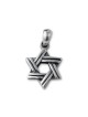 Étoile de David avec motif de ligne de coupe en argent sterling 925... | AJDesign