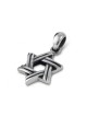 Star of David with Cut Line Design 925 Sterling Silver P... | AJDesign