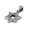 Star of David with Cut Line Design 925 Sterling Silver P... | AJDesign