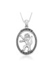 Sterling Silver Pendant Necklace Lion Of Judah in ... | Jewish Pendant