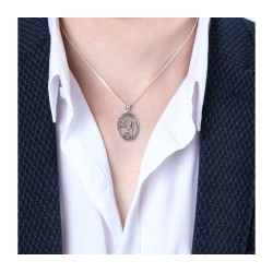 Sterling Silver Pendant Necklace Lion Of Judah in ... | Jewish Pendant