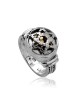 Bague Kabbale en argent sterling Haari avec étoile en argent... | Anneaux juifs