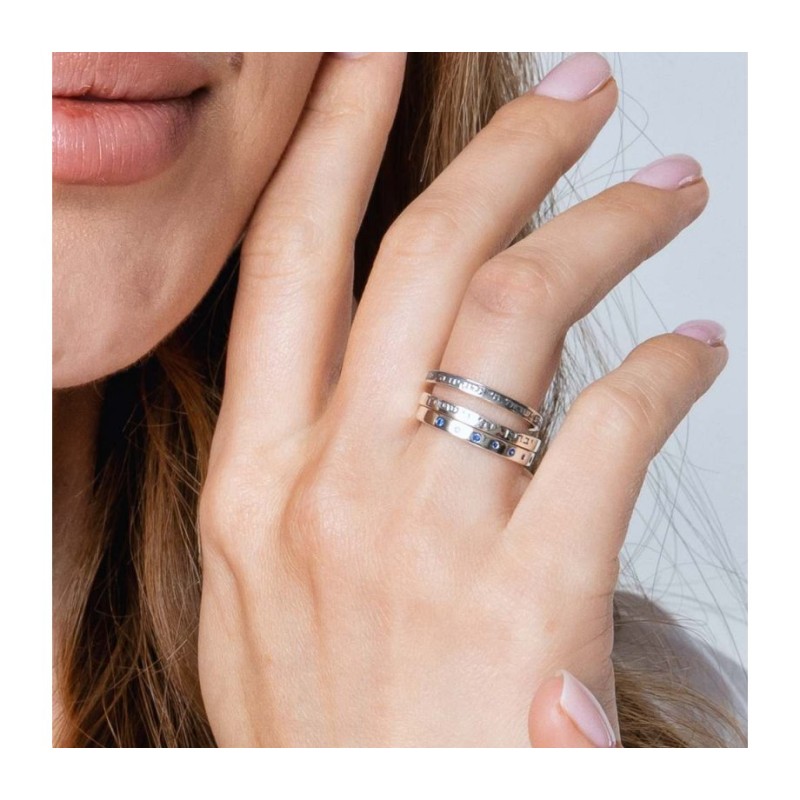 Sterling Silver Ring with Kohens Aaronic Blessing %9... | Jewish Rings