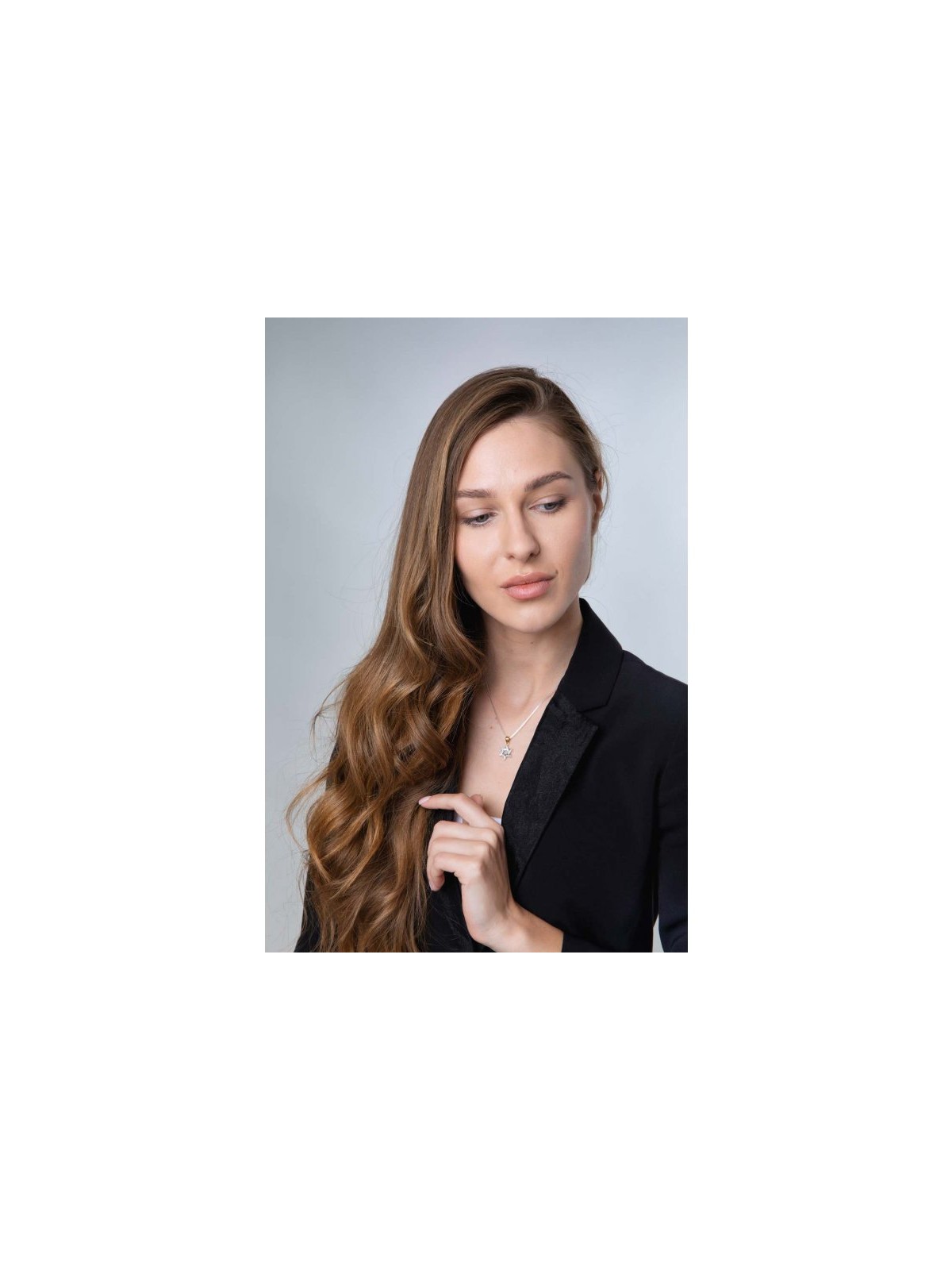 Sterling Silver and 15K Gold Star of Davi... | Jewish Gift from Israel