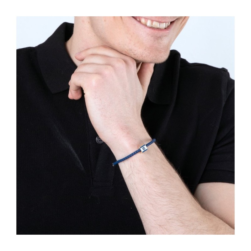 Sterling Silver Square Israel Flag Charm | Judaica Charms