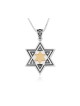 Sterling Silver Star of David Pendant Nec... | Jewish Gift from Israel