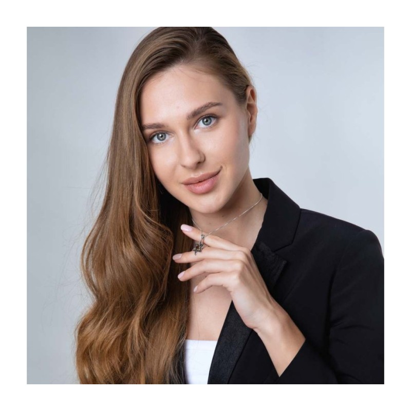 Sterling Silver Star of David Pendant Nec... | Jewish Gift from Israel