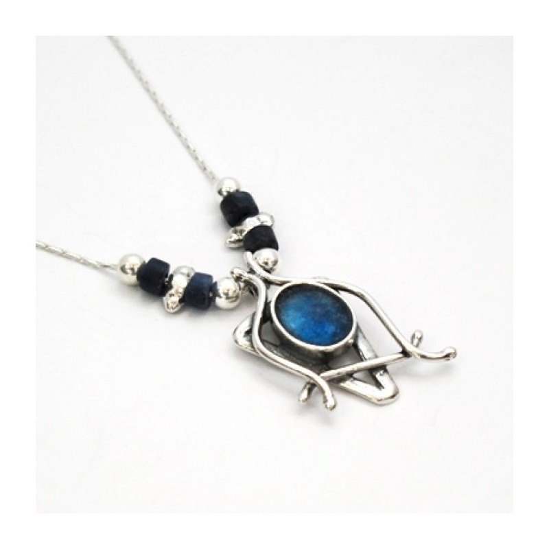Michal Kirat Silver Star of David Necklace ... | Roman Glass Necklaces