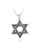 Sterling Silver Necklace Star of David Pe... | Jewish Gift from Israel
