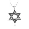 Sterling Silver Necklace Star of David Pe... | Jewish Gift from Israel