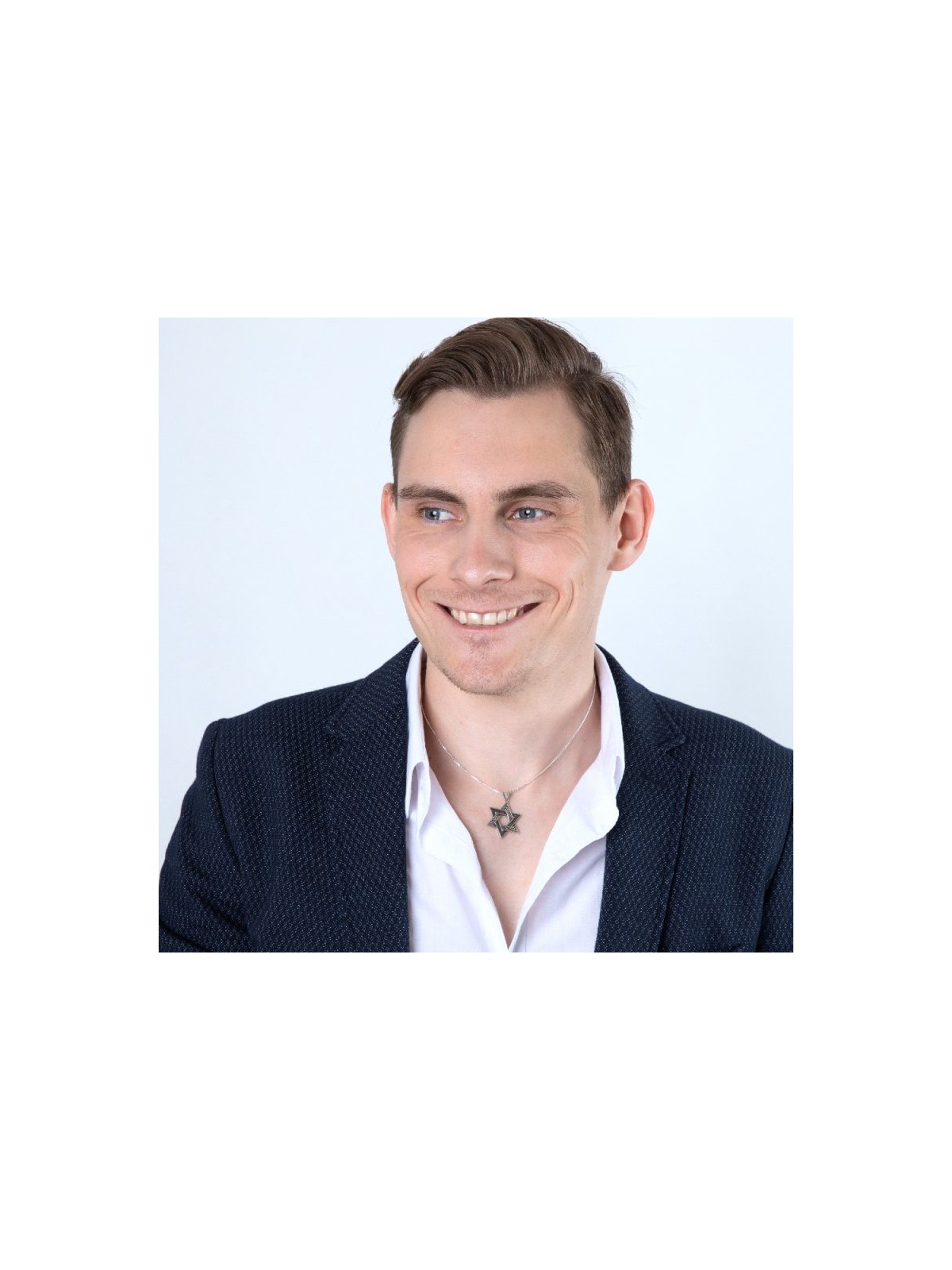 Sterling Silver Necklace Star of David Pe... | Jewish Gift from Israel