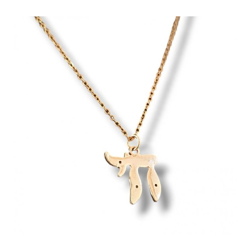 Chai Pendant Necklace Rhodium Choose Si... | Chai Necklaces & Pendants