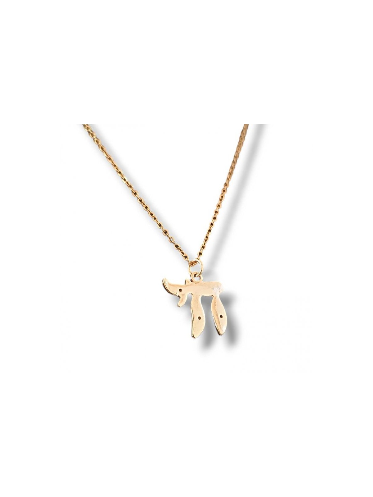 Chai Pendant Necklace Rhodium Choose Si... | Chai Necklaces & Pendants