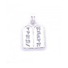 Ten Commandments Tablet Pendant Rhodium Plated Gol... | Jewish Pendant