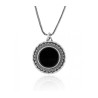 Silver Ana Bekoach Onyx Pendant by Golan ... | Jewish Gift from Israel