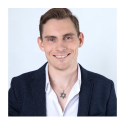 Sterling Silver Pendant Necklace Large St... | Jewish Gift from Israel