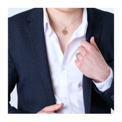 Two Tone Pendant Necklace Gold Plated Tree of Life... | Jewish Pendant