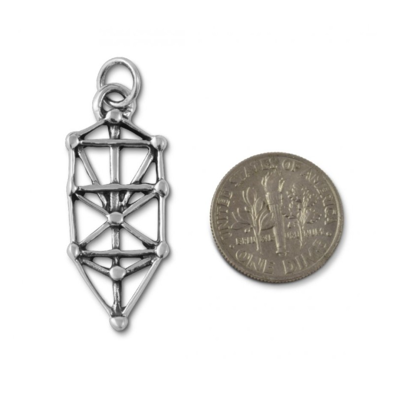Kabalistic Tree of Life Pendant Jewish Kabbalah Necklace... | AJDesign