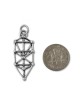 Kabalistic Tree of Life Pendant Jewish Kabbalah Necklace... | AJDesign