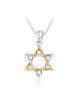 Two Tone Sterling Silver and Gold Plated ... | Jewish Gift from Israel