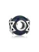 Sterling Silver Bead Charm Star of David on Eilat ... | Judaica Charms