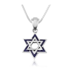 Sterling Silver Pendant Necklace Double S... | Jewish Gift from Israel